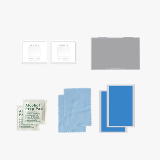Verre de protection pour l'objectif de la caméra du drone DJI Air 2S 2 pcs