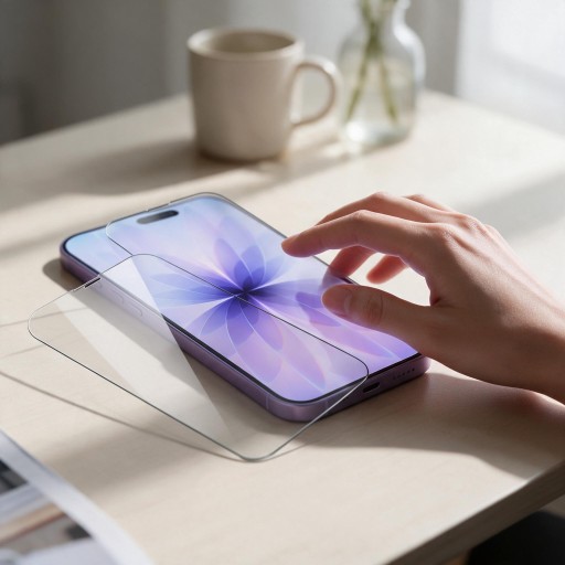 Verre trempé HD 9D pour iPhone 18 Ensemble de 3 pièces Couverture totale et protection contre les fissures Film en verre transparent Pour protéger l'écran