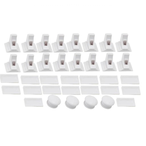 Verrou magnétique pour tiroirs 16 pcs