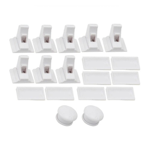 Verrou magnétique pour tiroirs 8 pcs