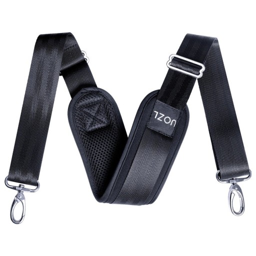 Verstellbarer Handtaschenriemen 150 cm Breiter Textil-Schulterriemen Gepolsterter Schulterbereich Metallkarabiner Austauschbarer Riemen