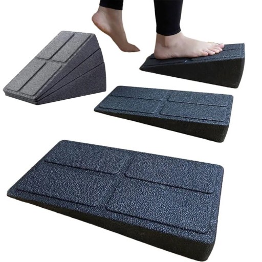 Verstellbarer Keilblock für Yoga und Kniebeugen Geneigte Matte zum Dehnen der Waden und Beine Stärkung der unteren Gliedmaßen