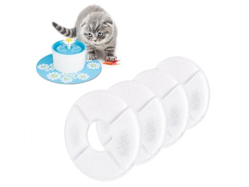 Vervangfilter voor kattenfontein met bloem