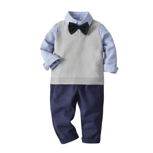 Vesta, cămașă și pantaloni pentru băieți B1319