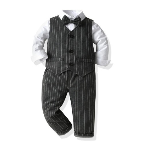 Vesta, cămașă și pantaloni pentru băieți B1367