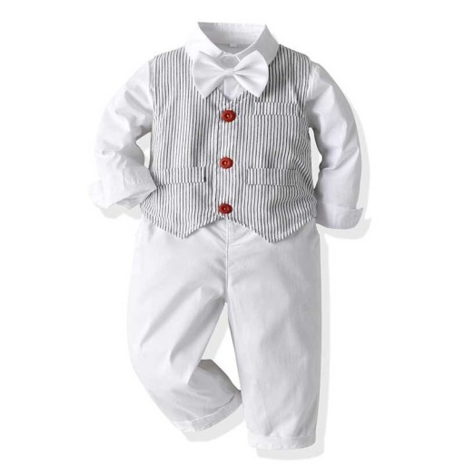 Vesta, cămașă și pantaloni pentru băieți B1367