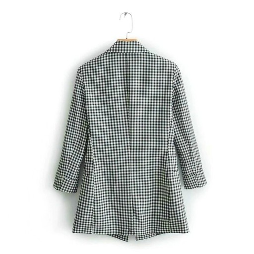 Veste à carreaux pour femmes B1290