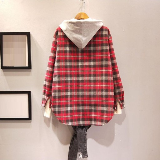Veste à carreaux pour femmes P2535