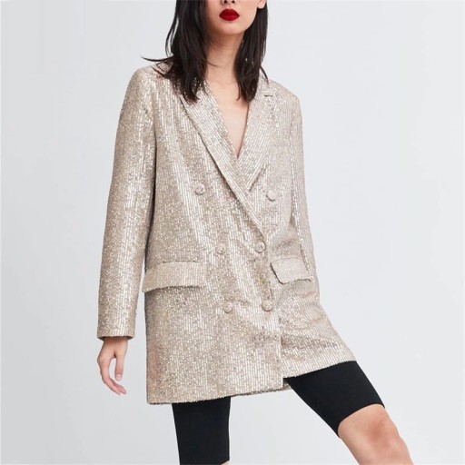 Veste à paillettes pour femmes