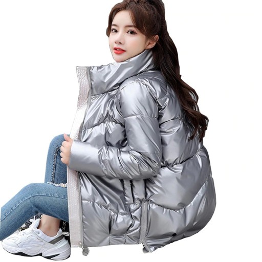 Veste d'hiver femme brillante