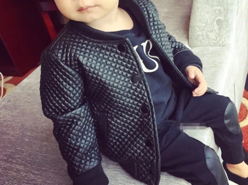 Veste de garçon de luxe avec motif
