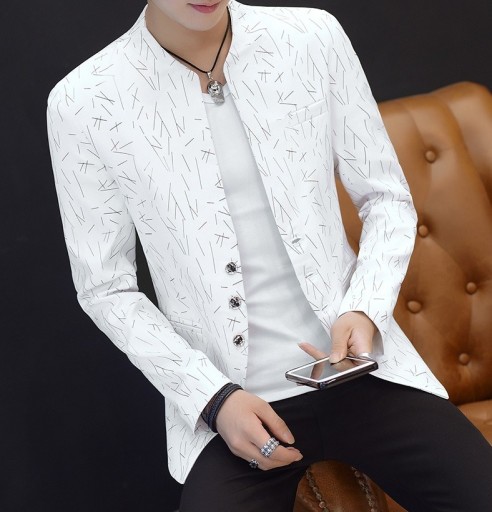 Veste décontractée pour homme avec un motif intéressant