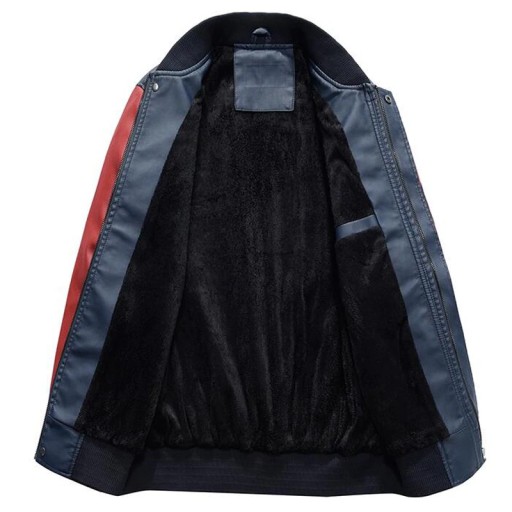 Veste en cuir de baseball pour homme J2038