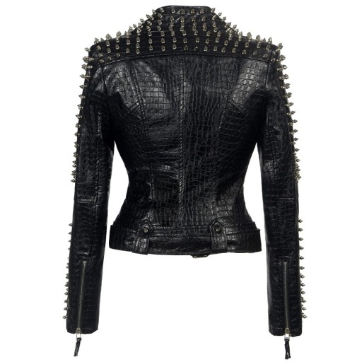 Veste en cuir pour femmes P1933