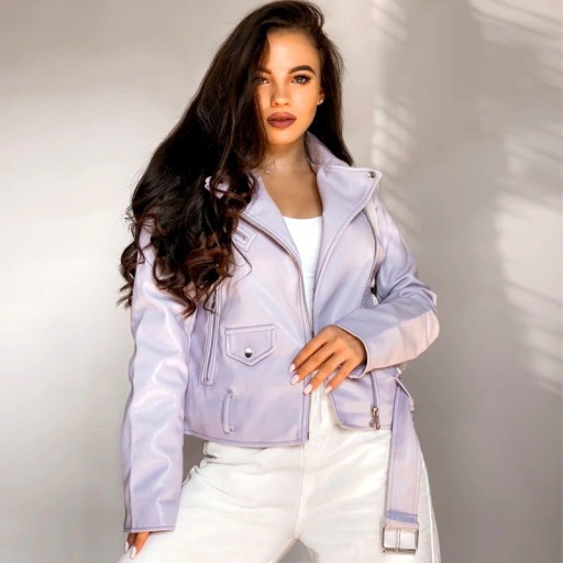 Veste en cuir pour femmes
