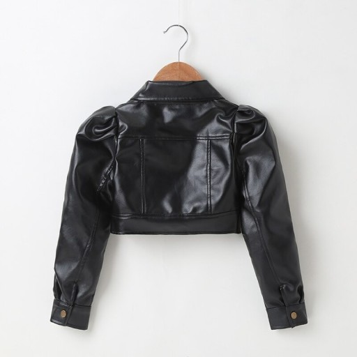 Veste en cuir pour fille L1891