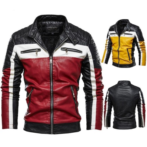 Veste en cuir pour homme A2645