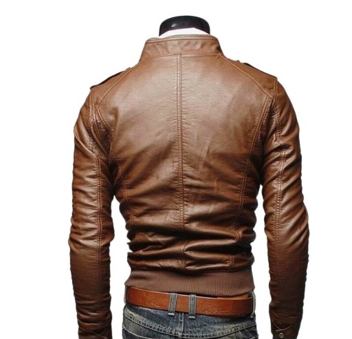 Veste en cuir pour homme F1092