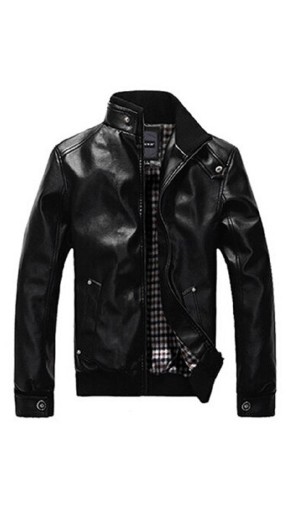 Veste en cuir pour homme F1094