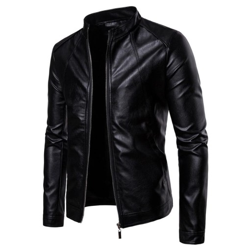 Veste en cuir pour homme F1230