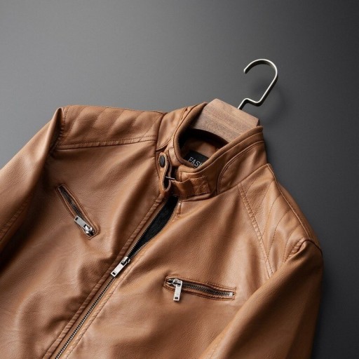 Veste en cuir pour homme F1280