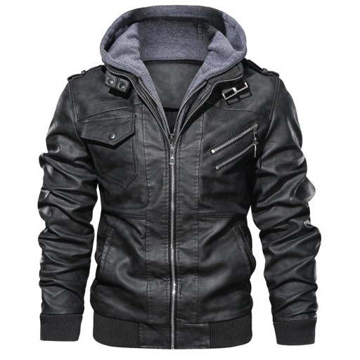 Veste en cuir pour homme
