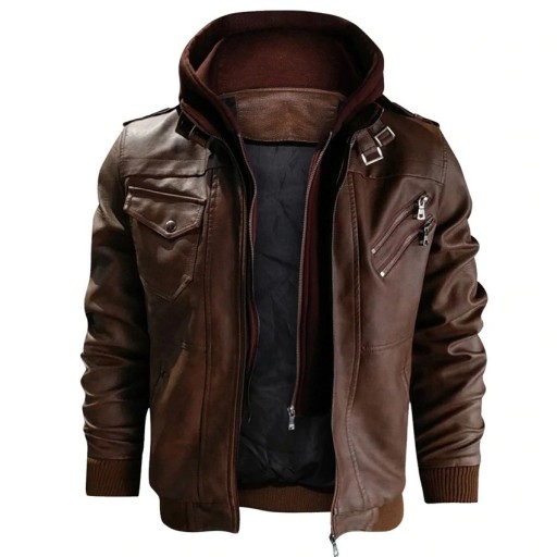 Veste en cuir pour homme