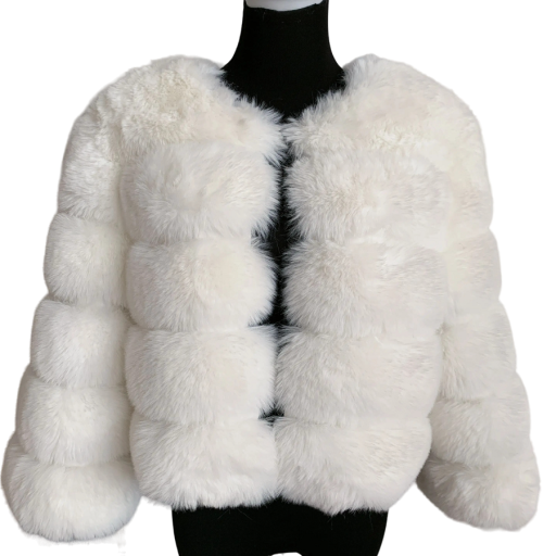 Veste en fausse fourrure pour femmes