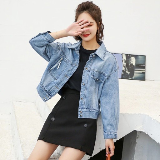 Veste en jean pour femmes P2252