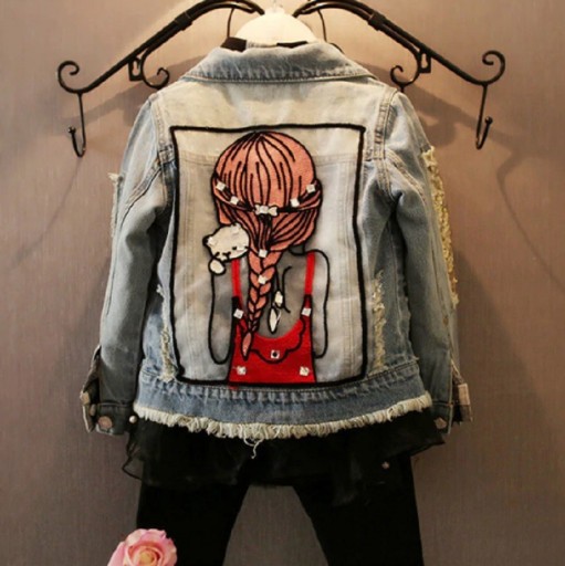 Veste en jean pour fille
