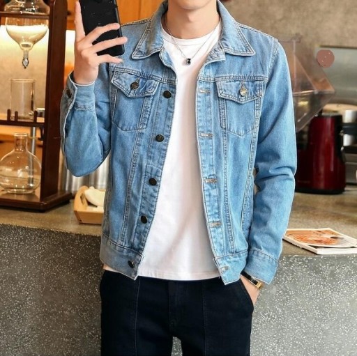 Veste en jean pour homme F1223