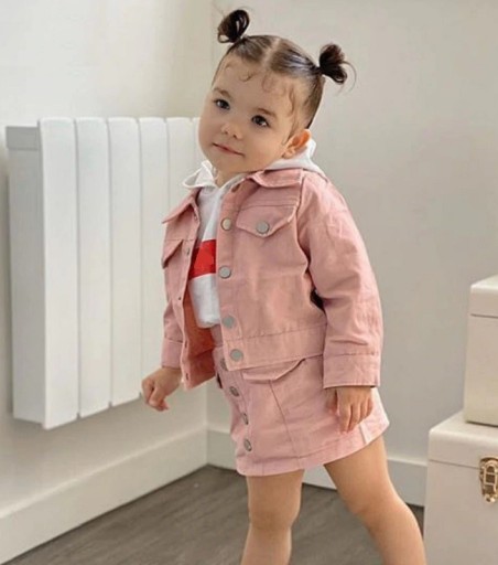 Veste et jupe pour fille L1153