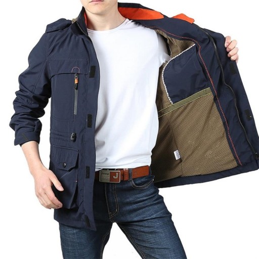 Veste imperméable militaire pour homme J2036