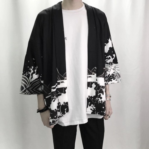 Veste légère pour homme avec impression de dragon J1431