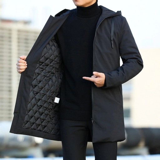 Veste longue d'automne pour homme