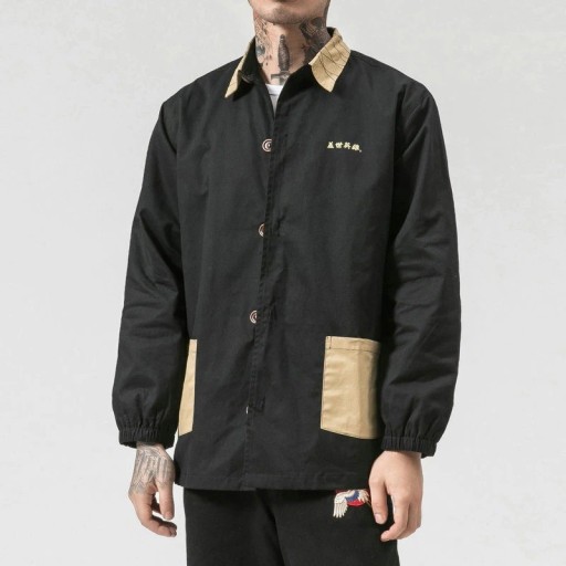 Veste pour homme à boutons F1295