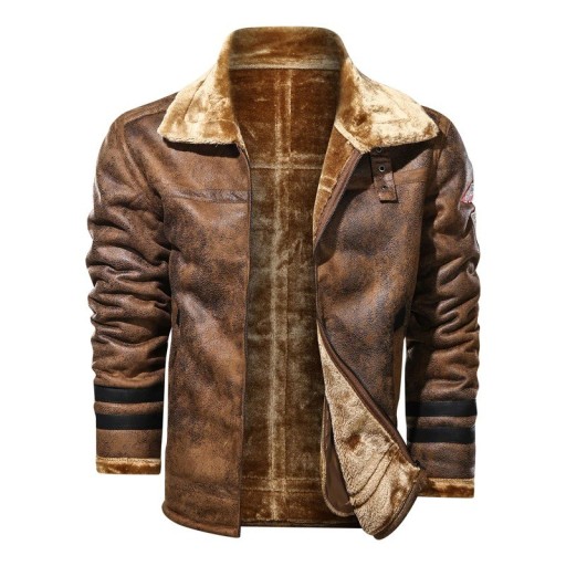 Veste pour homme avec fourrure