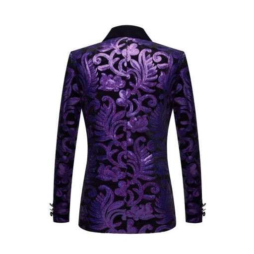 Veste pour homme avec paillettes F408