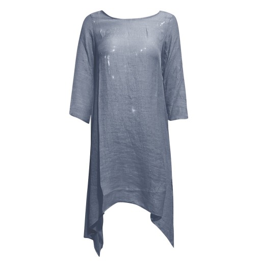 Vestido assimétrico plus size