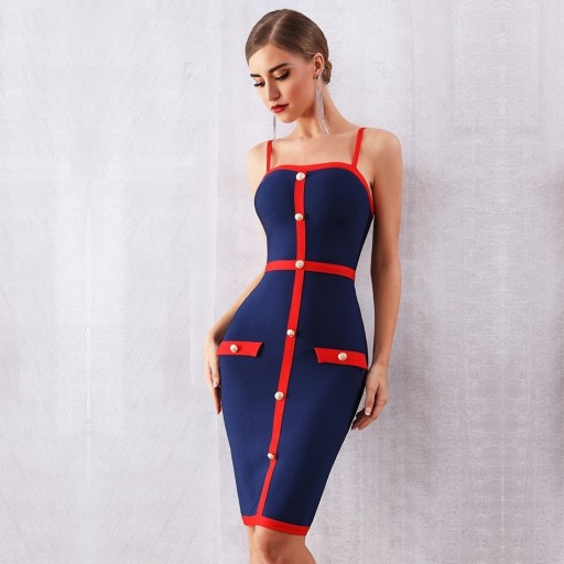 Vestido de festa com alças