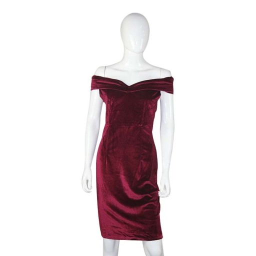 Vestido de festa sem alças