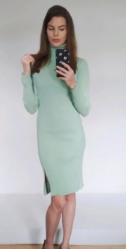 Vestido de malha de outono