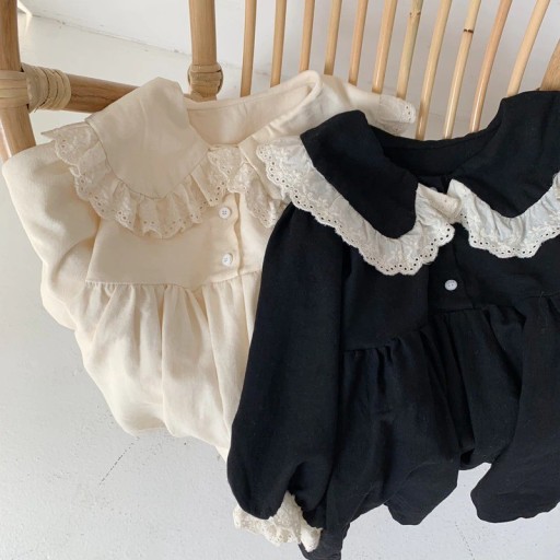 Vestido de menina com mangas longas N118