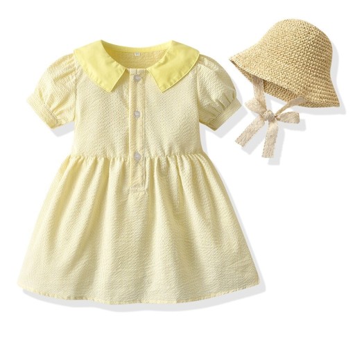 Vestido de niña con sombrero L1207