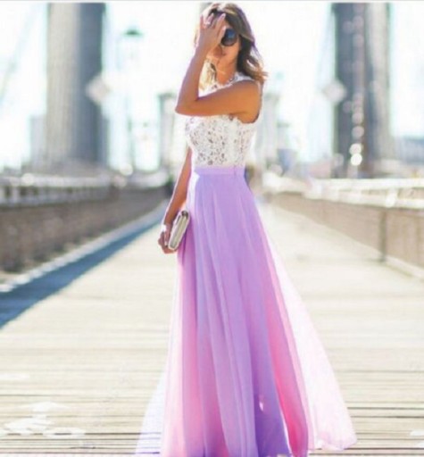 Vestido de Verão Feminino em Estilo Boho J1741