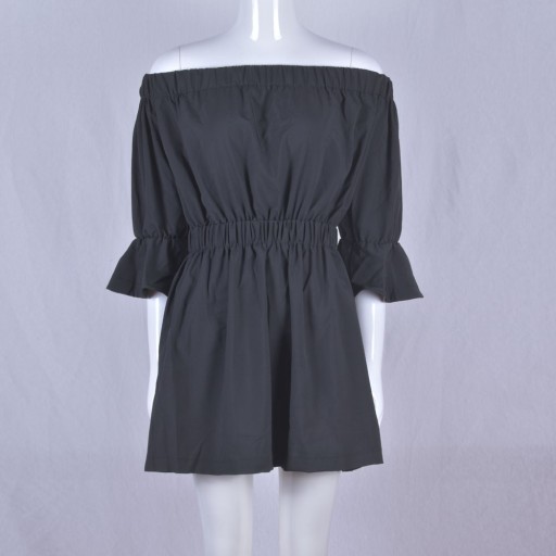 Vestido feminino com pregas Tina