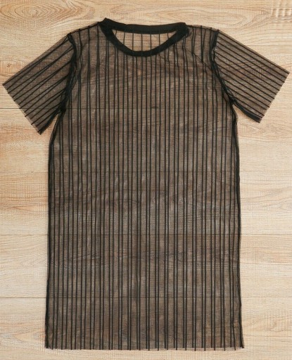 Vestido feminino transparente P402