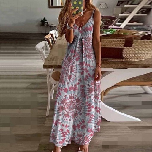 Vestido largo de verano para mujer P1040