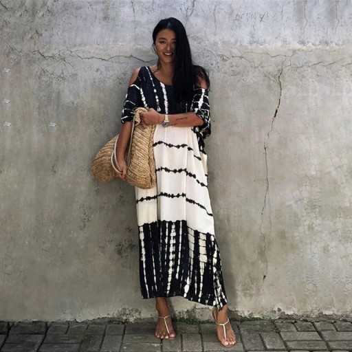 Vestido maxi de verão para senhora P1140