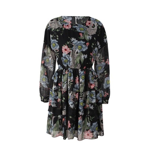 Vestido mini feminino com estampado A2795